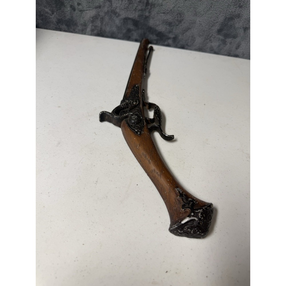 Vintage Decorative Non-Firing Flintlock Rifle Wall Hanger Prop - Picture 3 of 5